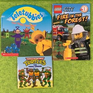 Teletubbies, LEGO and TMNT Storybook Collection.